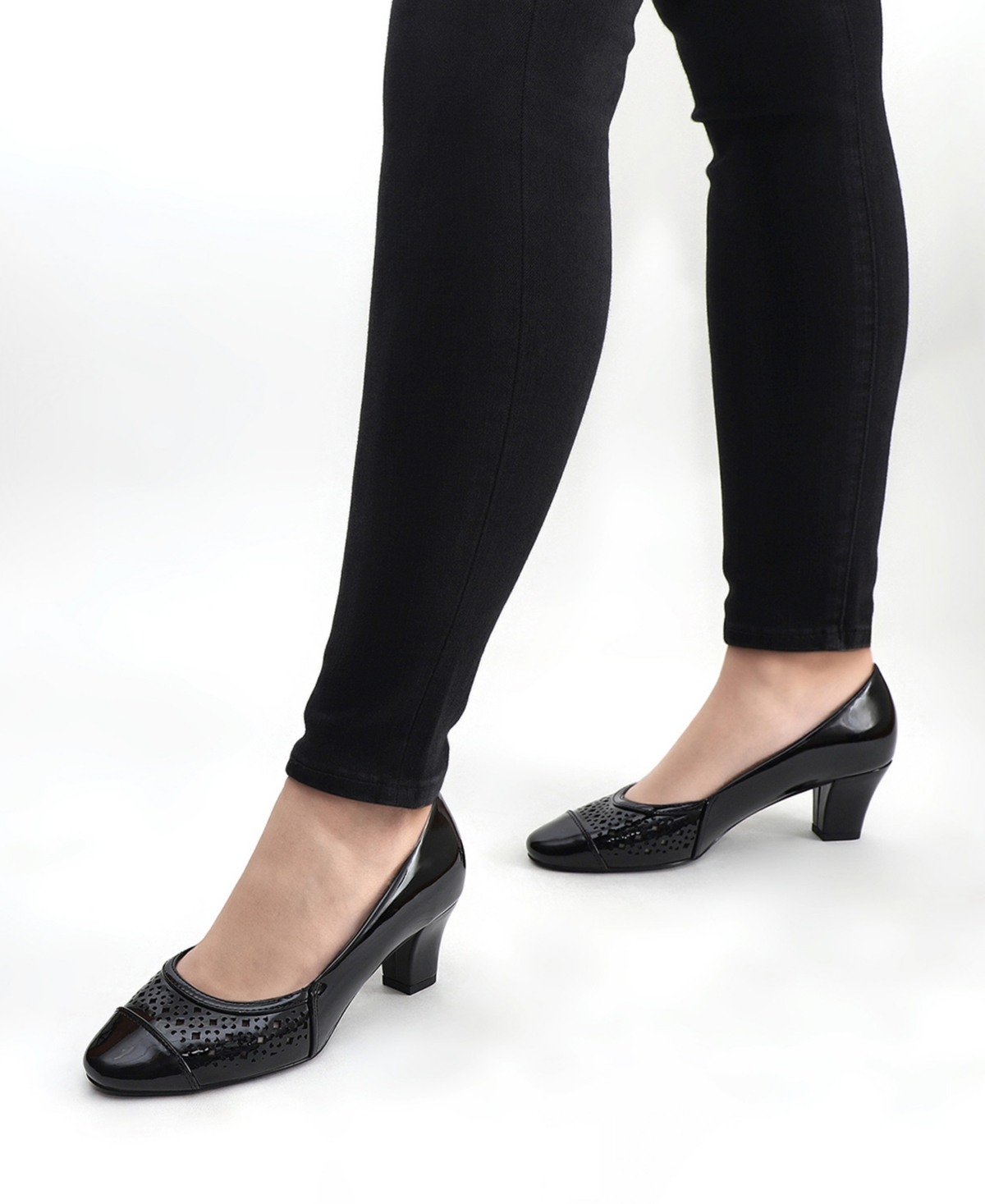 EASY STREET WOMEN'S NEVA COMFORT DRESS HEEL PUMPS 