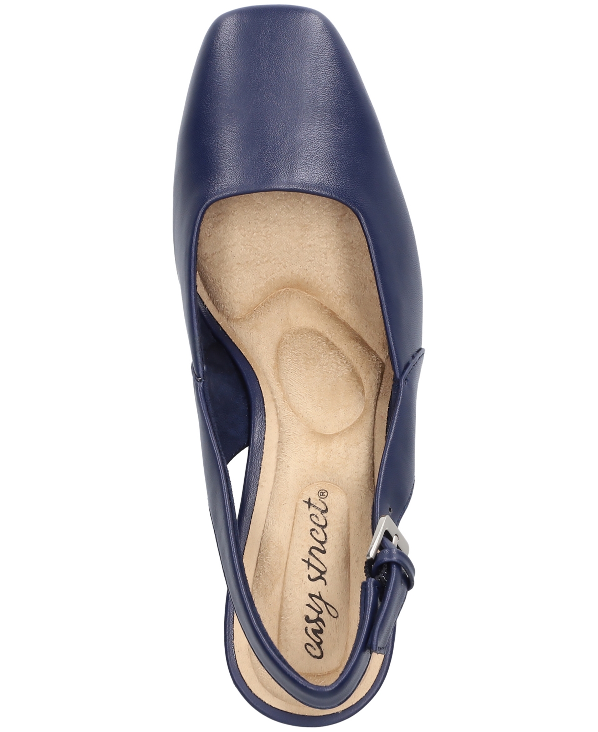 EASY STREET WOMEN'S RITSA SQUARE TOE SLINGBACK PUMPS 