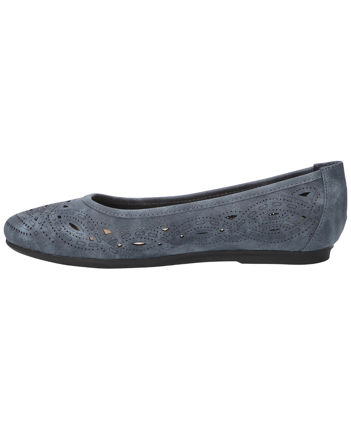 Shop Easy Street Women's Jackie Slip-on Ballet Flats In Navy