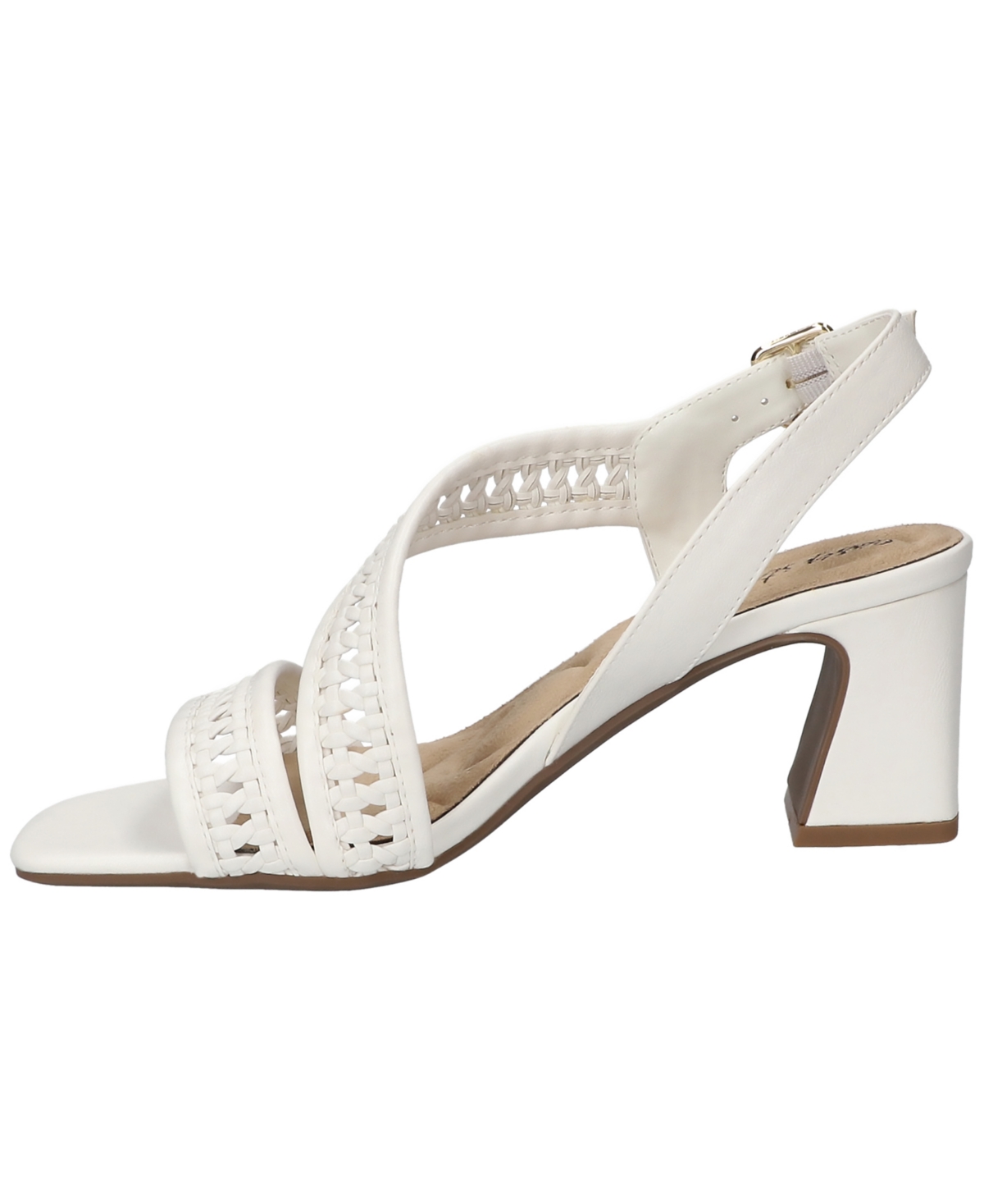 Shop Easy Street Women's Rowan Square Toe Sandals In White