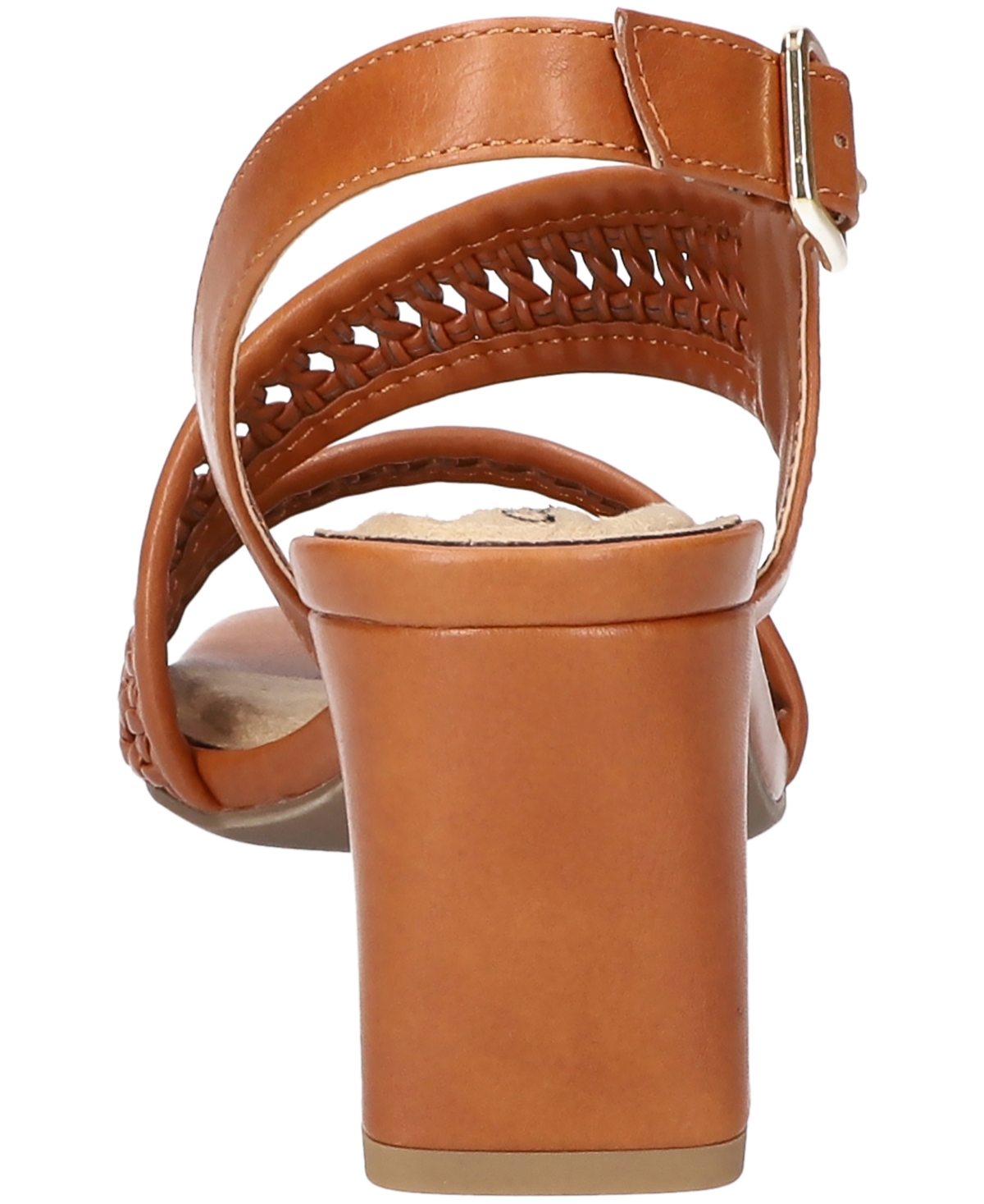 Shop Easy Street Women's Rowan Square Toe Sandals In Tan