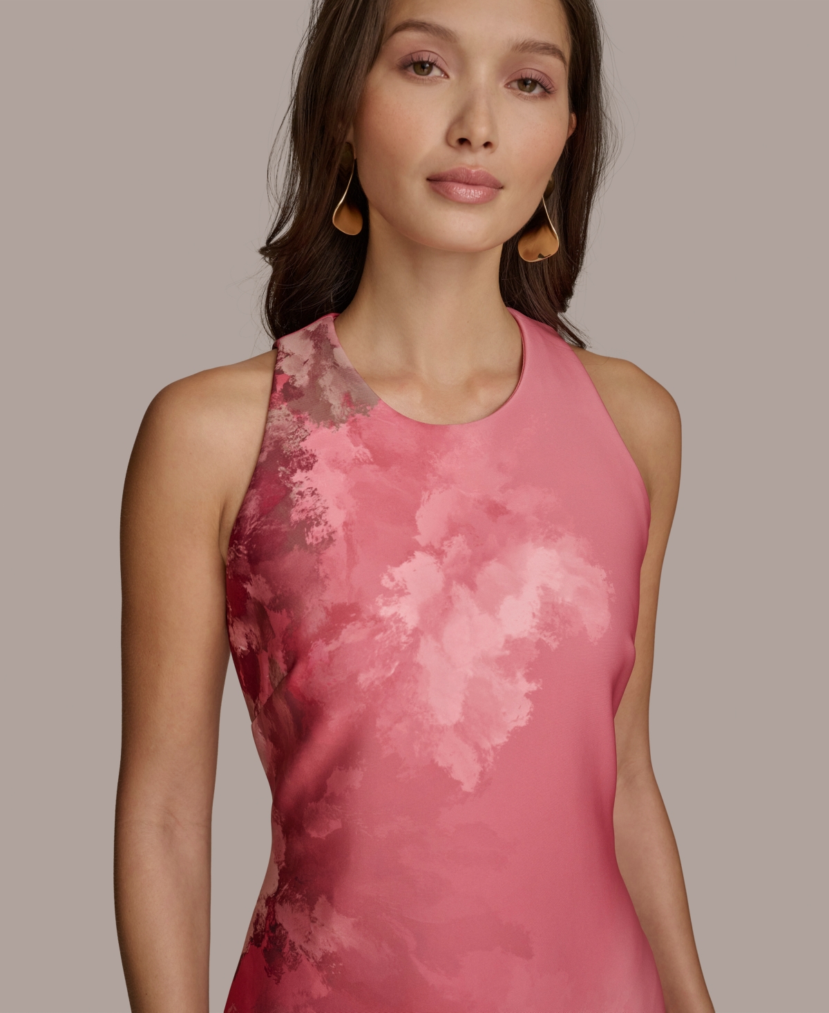 Donna Karan New York Women's Floral-Print Sheath Dress