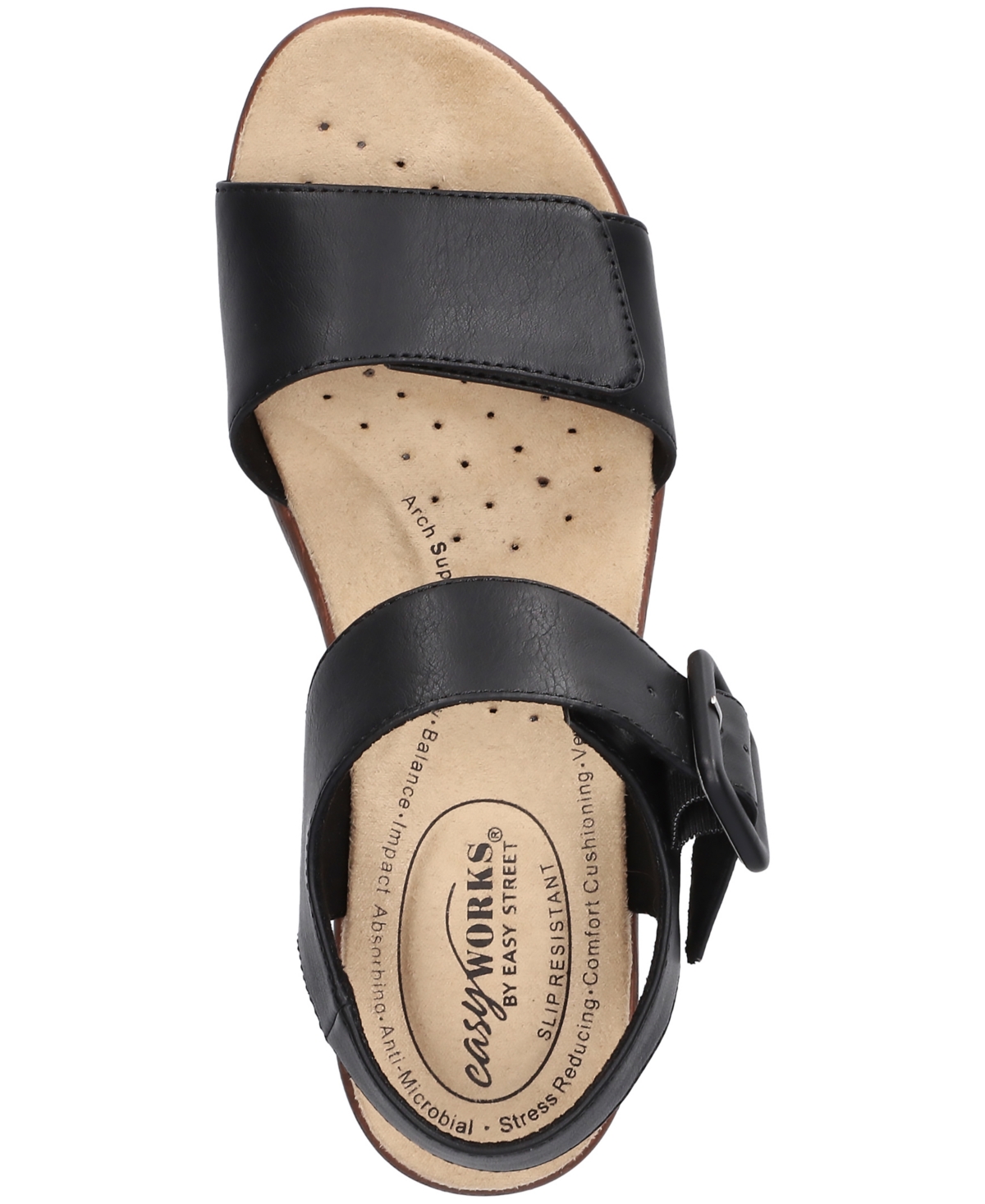EASY STREET WOMEN'S MARVA SLIP-RESISTANT SANDALS 