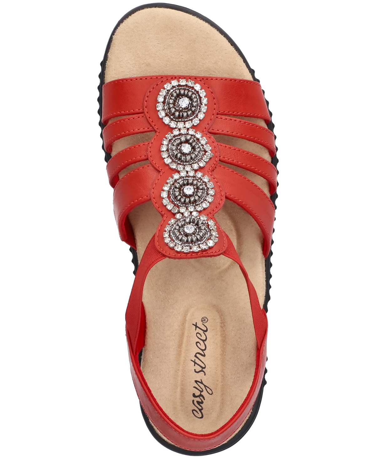 EASY STREET WOMEN'S SAMIRA SLIP-ON PLATFORM SANDALS 