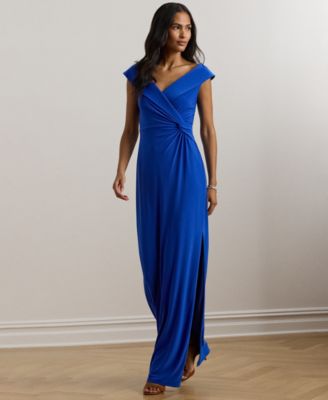 Lauren Ralph Lauren - Jersey Off-the-Shoulder Gown