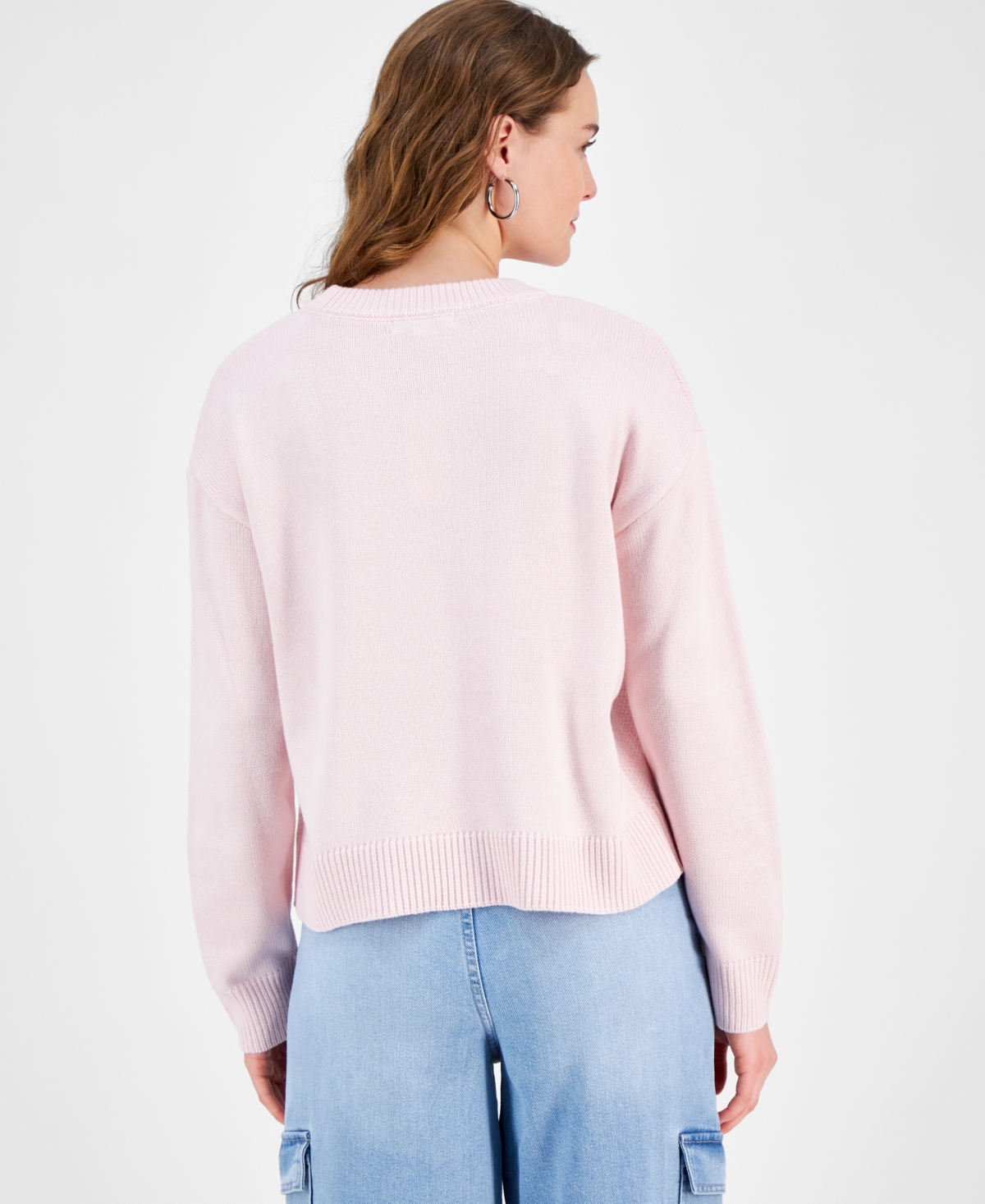 Hooked Up By Iot Juniors' Novelty Verbiage Sweater In Local