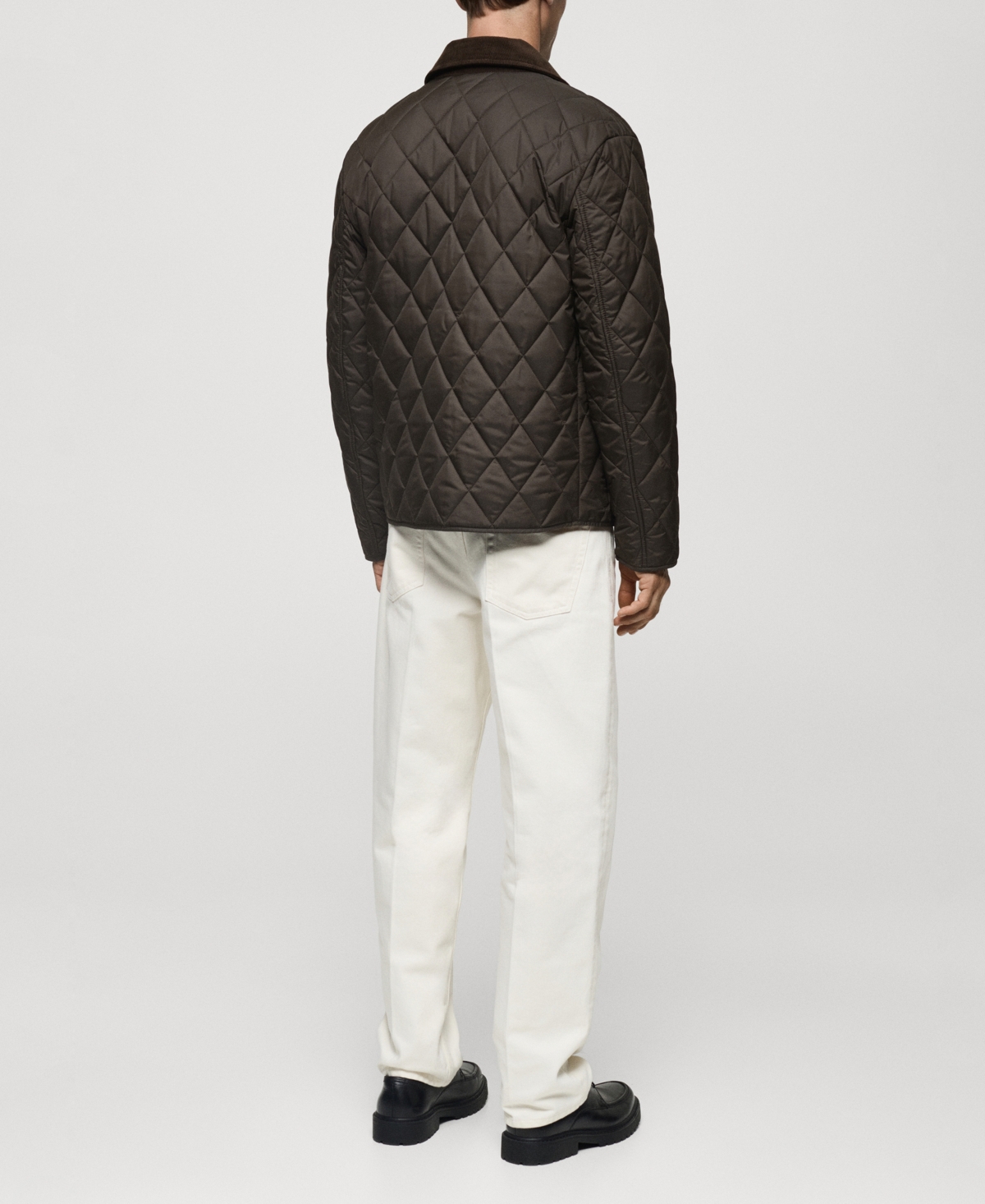 Mango Men's Water-Repellent Quilted Jacket