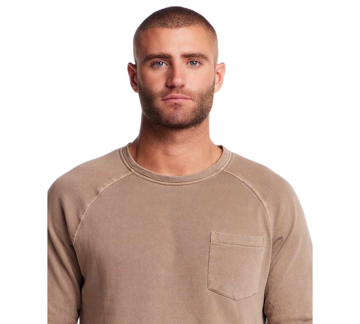 WEATHERPROOF VINTAGE MEN'S REGULAR-FIT RAGLAN-SLEEVE POCKET SWEATSHIRT 