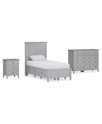 Hedworth Twin Storage 3-Pc. Set (Bed, Dresser & Nightstand)