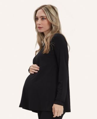 Maternity Nicolette Long Sleeve Nursing Tee