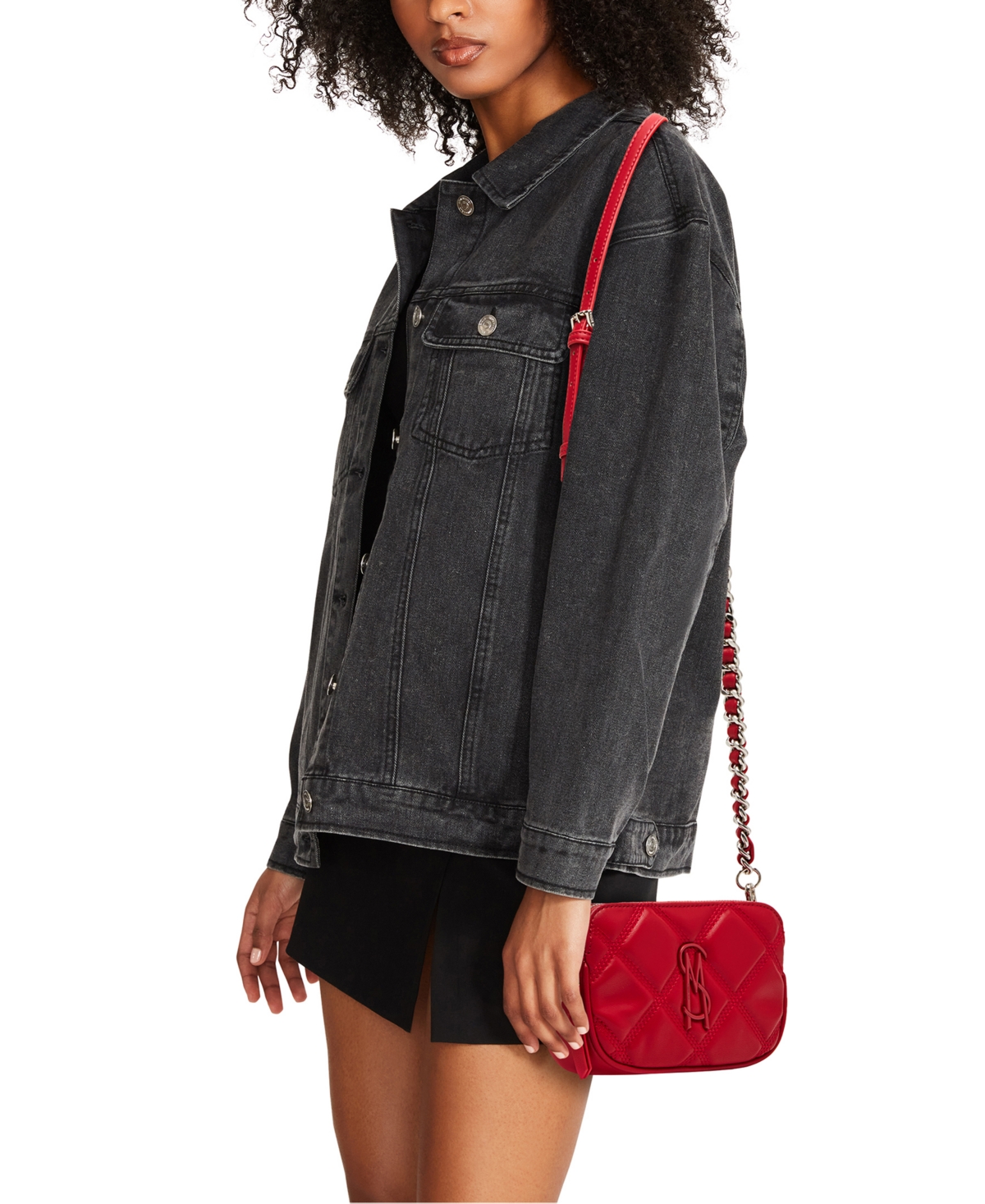 Steve Madden Bdaisy Quilted Crossbody Bag In Red
