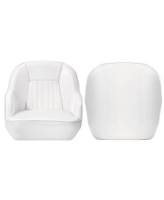 Pontoon Boat Seat,Captain Bucket Seat With Thickened Sponge Padding,Boat Captains Chairs,Fishing Boat Seats, Boat Bucket Seat for Fishing Boat, Sightseeing Boat, Speedboat, Canoe, 1-Piece