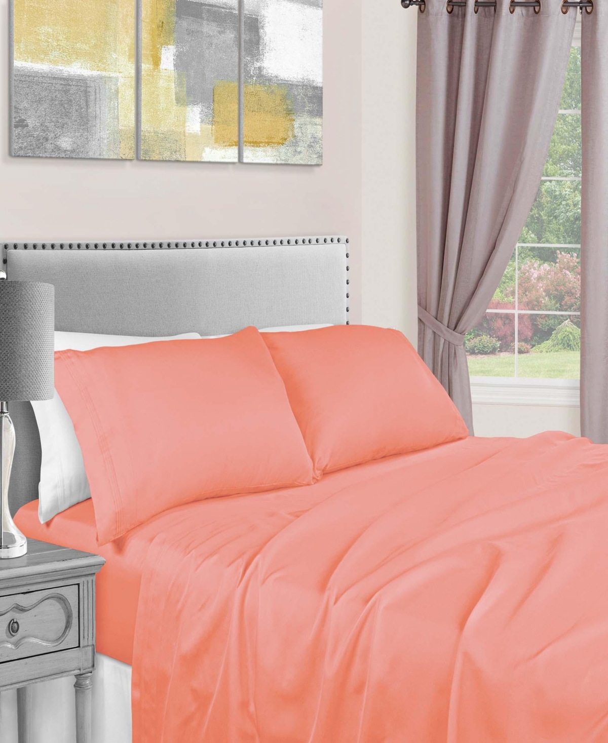 Superior 1500 Thread Count Egyptian Cotton Deep Pocket 4 Piece Sheet Set,