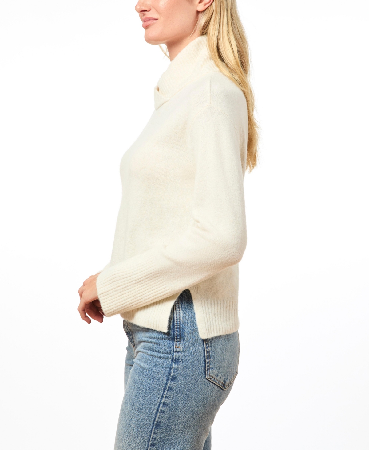 Cable & Gauge Women's Wrap Neck Sweater
