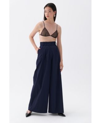 Women's Pleated Wide Leg Pants