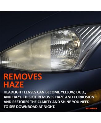 - Headlight Restoration Kit - 3 Easy Steps to Restore Sun Damaged Headlights with Exclusive UV Block Clear Coat, Light Output and Beam Pattern Restored, Long Lasting Protection