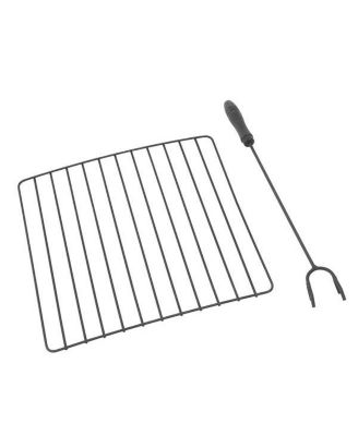 Portable Metal Fire Bowl for Courtyard – Complete with Accessories