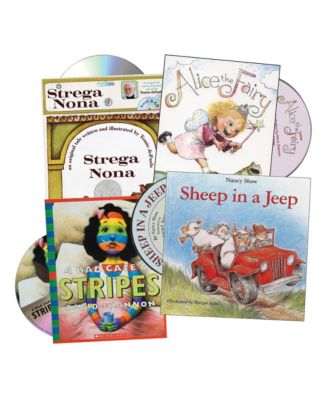 Kaplan Early Learning Just Image Books and CDs - Set of 4 - Macy's