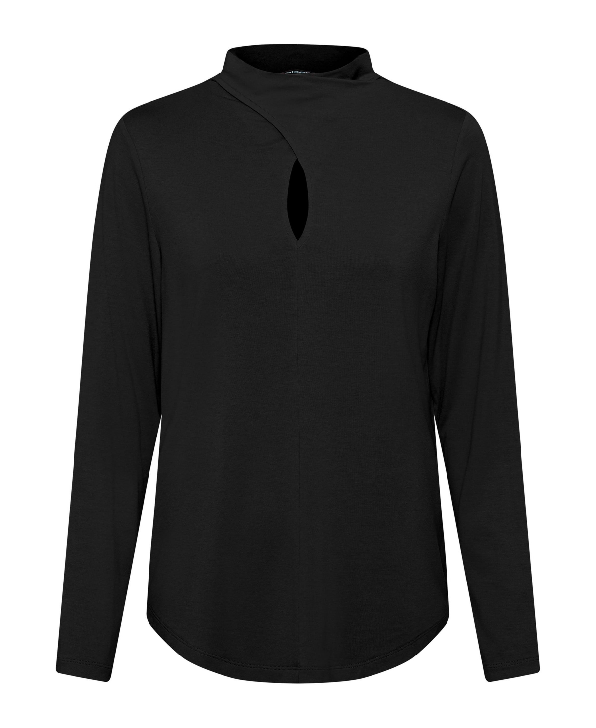 Olsen Women's Long Sleeve Peekaboo Mock Neck