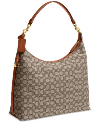 Juliet Large Signature Jacquard Shoulder Bag 38