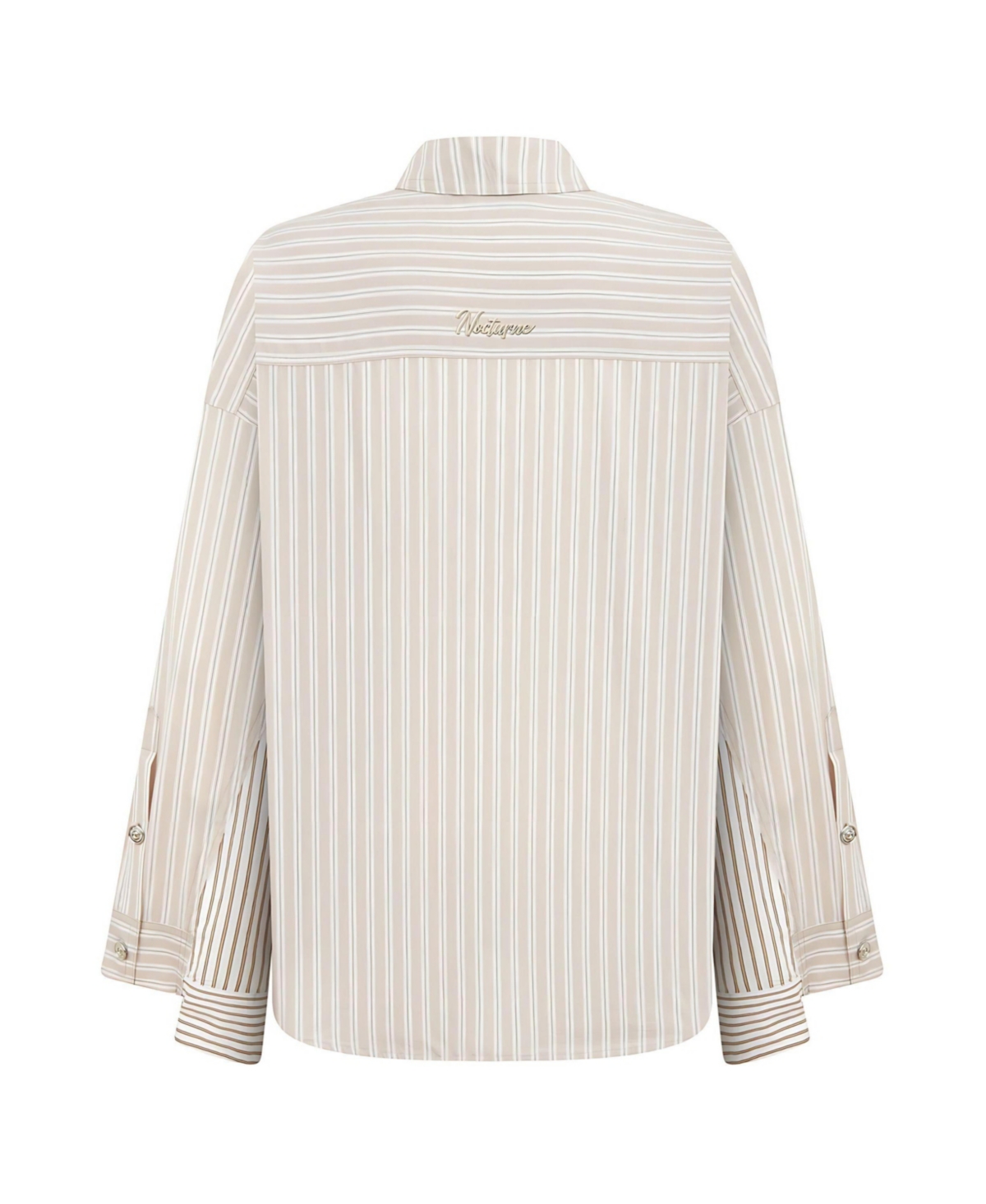 Nocturne Women's Striped Oversized Shirt