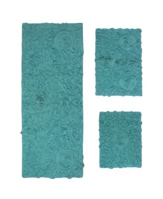 Bell Flower 3-Pc. Bath Rug Set