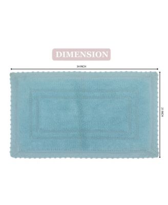 Opulent Reversible Bath Rug, 21" x 34"