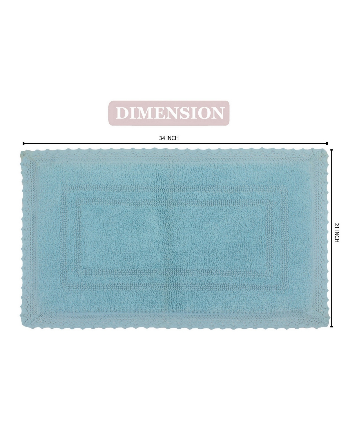 Home Weavers Opulent Reversible Bath Rug
