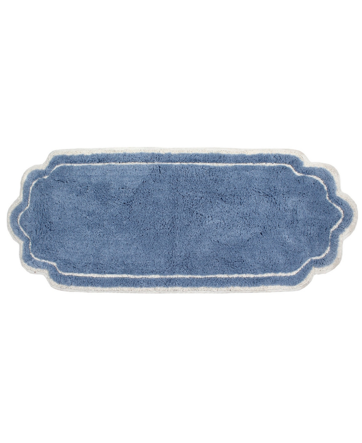 Home Weavers Allure Runner Bathroom Rug, 21" X 54" In Blue