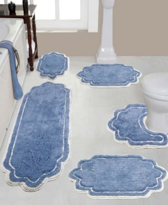 Allure Bathroom 5-Pc. Bath Rug Set