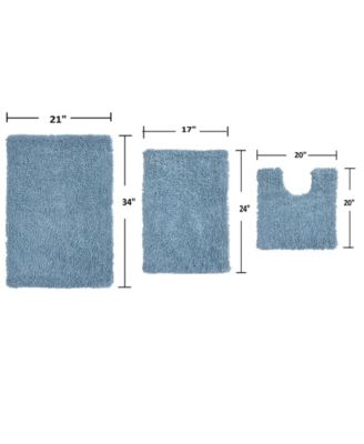 Fantasia 3-Pc. Bath Rug Set