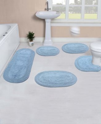 Double Ruffle 5-Pc. Bath Rug Set