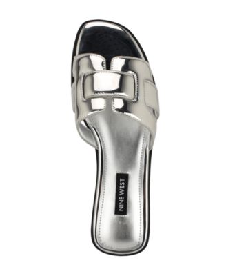 Women's Germani Woven Flat Slip-On Sandals