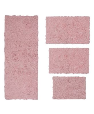 Bell Flower 4-Pc. Bath Rug Set