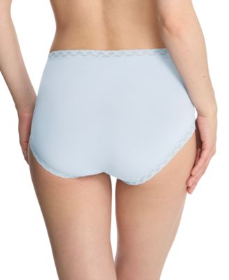 Bliss Lace-Trim High Rise Cotton Brief Underwear 755058