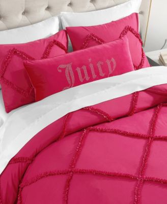 Silver-Tone Rhinestone Decorative Pillow, 16 x 36