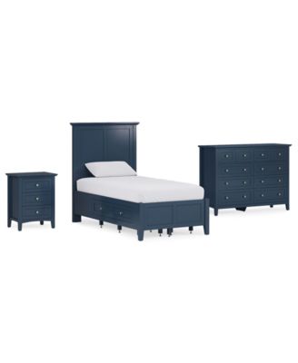 Hedworth Twin Storage 3-Pc. Set (Bed, Dresser & Nightstand)