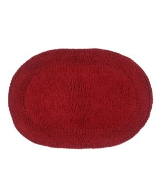 Double Ruffle Bath Rug, 17" x 24"
