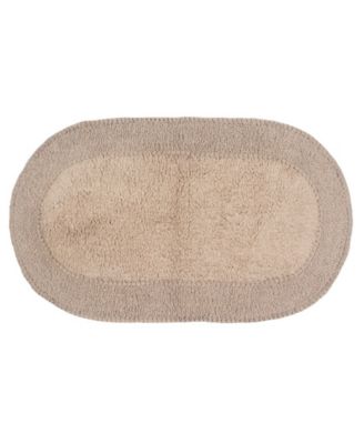 Double Ruffle Bath Rug, 21" x 34"