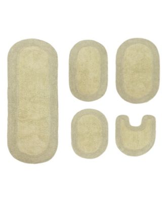 Double Ruffle 5-Pc. Bath Rug Set