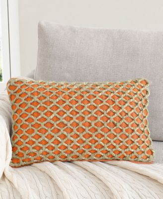 Jada Jute Decorative Pillow, 12" x 20"