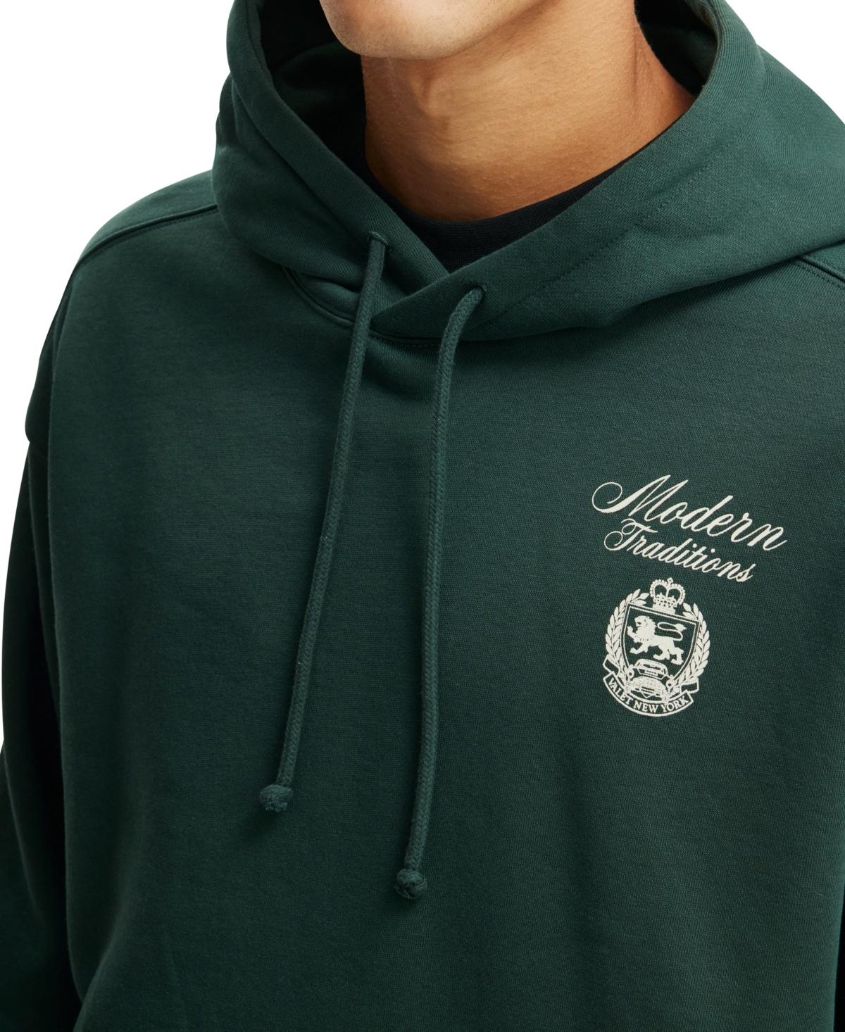 COTTON ON MEN'S BOX FIT GRAPHIC HOODIE 