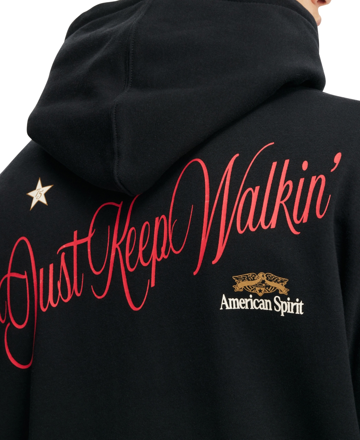 Cotton On Men's Box Fit Graphic Hoodie -American Spirit