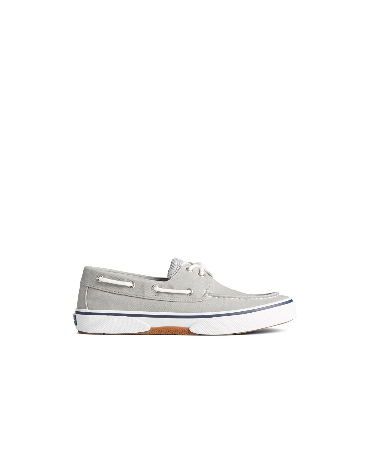 Sperry Men's Halyard 2-eye Boat Shoe In Canvas Grey