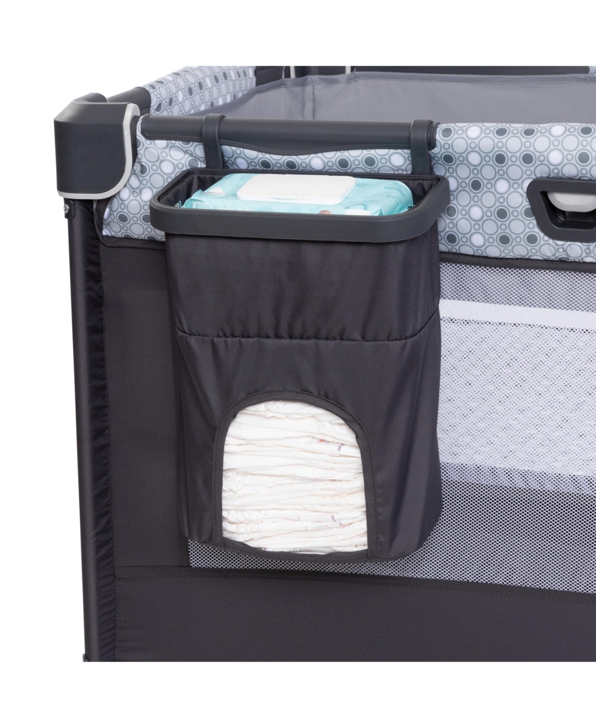 Baby Trend Nursery Den Playard with Rocking Cradle