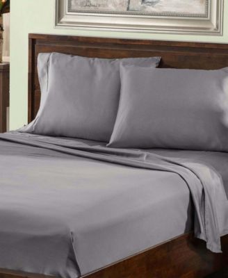 800 Thread Count Cotton Solid Deep Pocket Bed Sheet Set