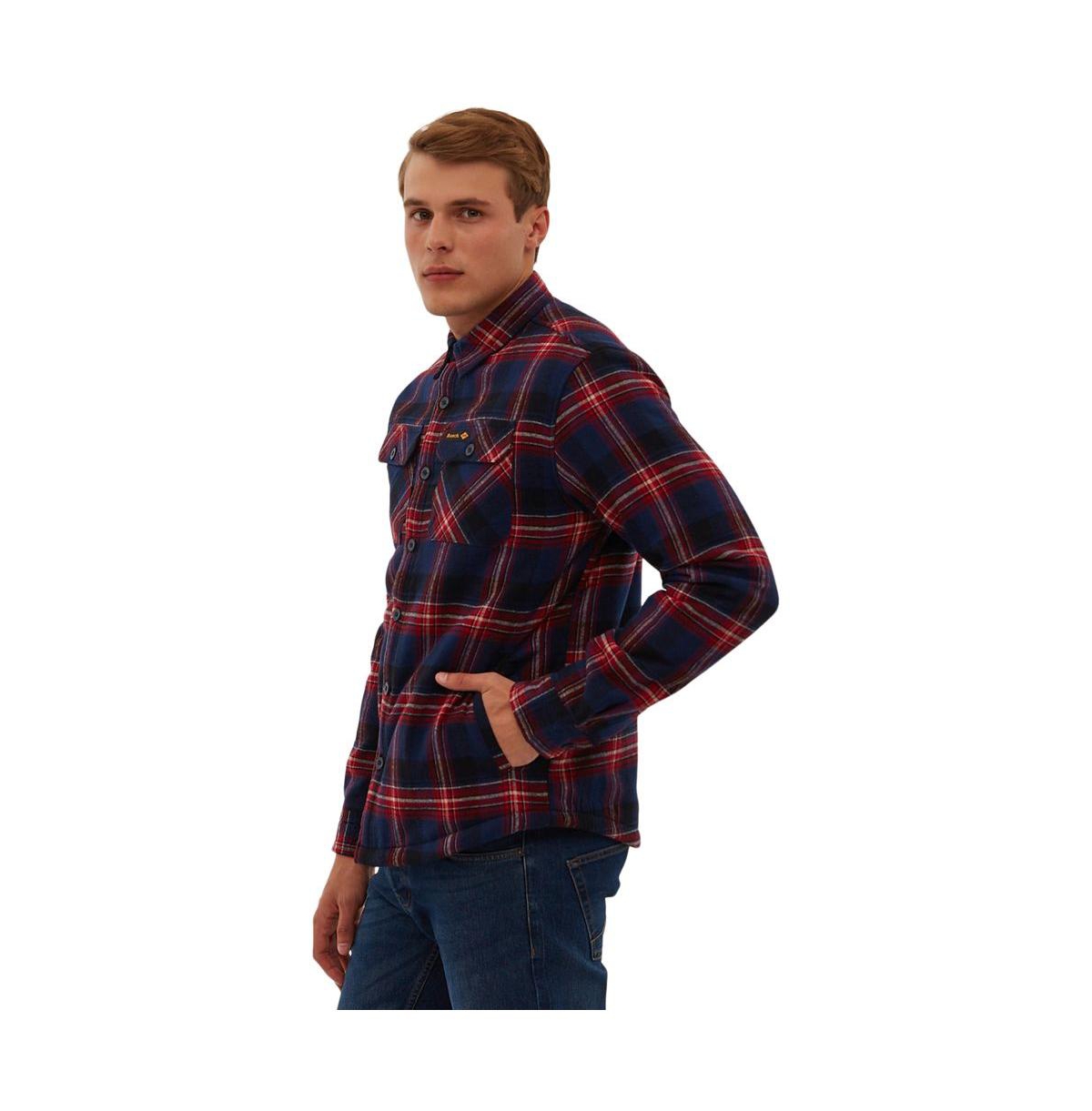 Bench Dna Men's Bench Marconi Flannel Check Shirt -/ red / white