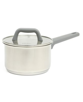 Beauford 9 Piece Stainless Steel Non-Toxic PCookware Set W/ Tri-Ply Encapsulated Bottom & Soft Touch Handles