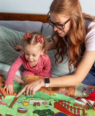 Kids Woodlands Wonderland Collectible Character Seek-and-Find Throw Blanket