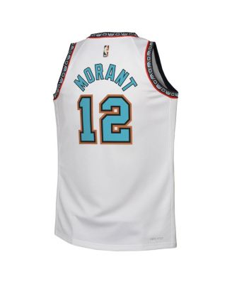 Nike Big Boys and Girls Ja Morant White Memphis Grizzlies 2024/25